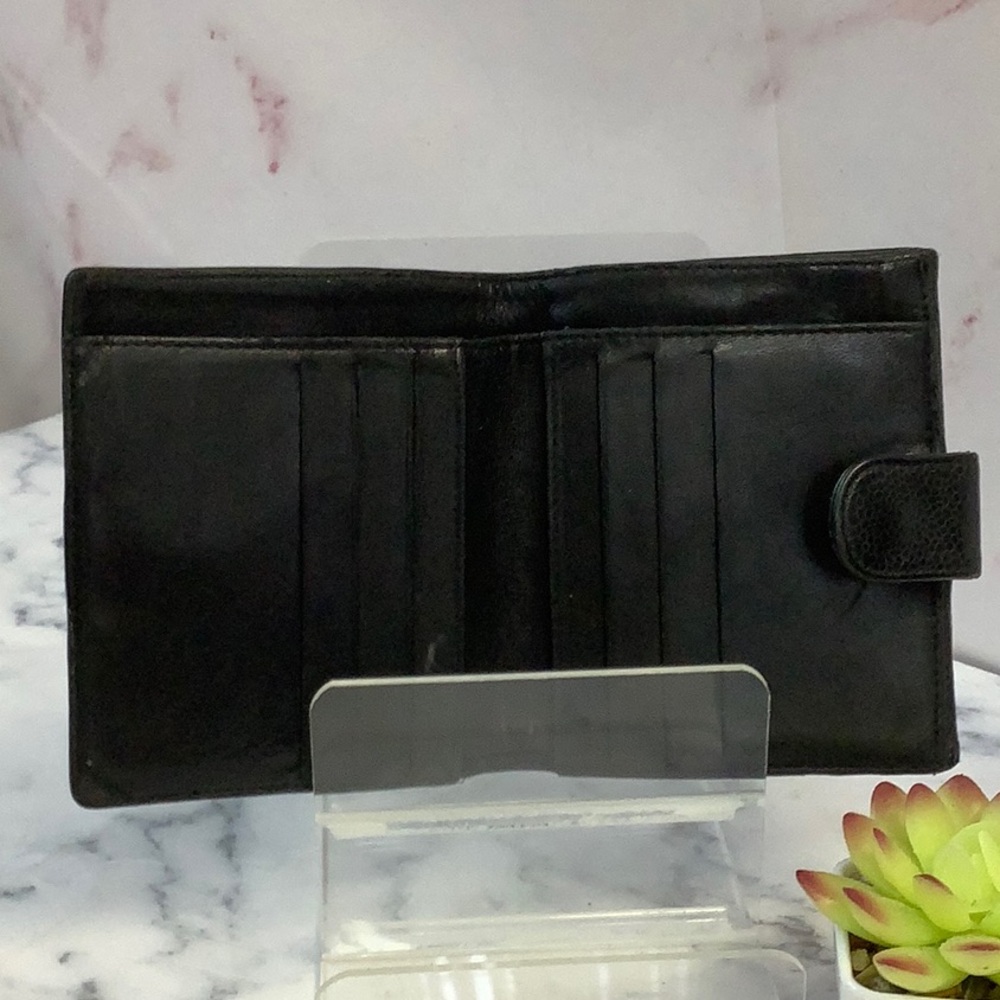 GUC CHANEL Caviar Black Leather Wallet - Picture 3 of 5
